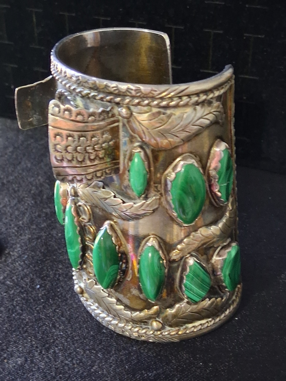 Native American Sterling Silver Watch Cuff Bracelet Vintage Jewelry Men's Unisex - Picture 5 of 17